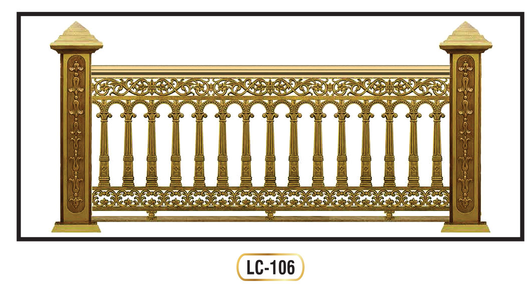 Lan can nhôm đúc - LC106